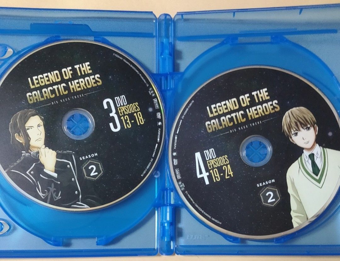 北米版DVD　銀河英雄伝説　2期 全12話