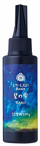 パジコ レジン液 大容量 UV-LEDレジン 星の雫 ハードタイプ 100g 透明 日本製 403240の画像1