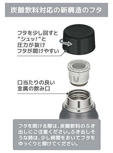 サーモス 水筒 保冷炭酸飲料ボトル 1L シルバー 保冷専用 FJK-1000 SL_画像5