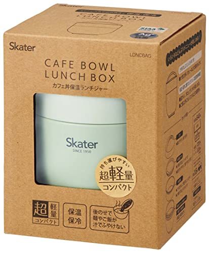 スケーター(Skater) 保温弁当箱 丼型 ランチジャー くすみグリー 540ml LDNC6AG_画像7