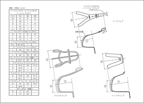 MKS(三ヶ島製作所) Toe Clip Steel Deep(トウクリップスチール ディープ) Lサイズ_画像2