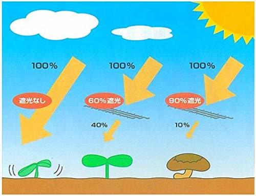 ラッセル遮光ネット 50% 黒 2×6m_画像2