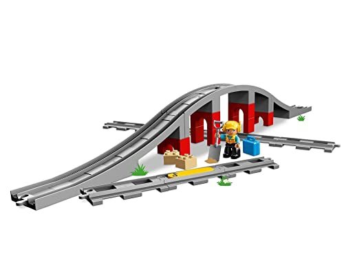 レゴ(LEGO)デュプロ あそびが広がる! 鉄道橋とレールセット 10872 おもちゃ ブロック プレゼント幼児 赤ちゃん 電車 でんしゃ 男のの画像2
