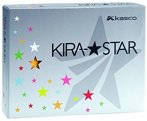 キャスコ(Kasco) ゴルフボール KIRA STAR2 キラスター2N オレンジ ダース_画像3