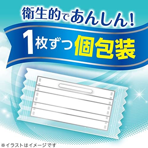 レック 日本製 不織布 マスク さわやかフィット ふつうサイズ 60枚入 ( 個包装 ) 175×90mm /幅広ゴム/JIS規格適合/全国マス_画像5