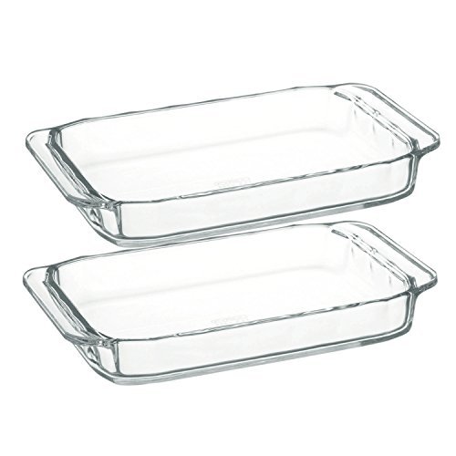 iwaki イワキ 耐熱ガラス オーブントースター皿 グラタン皿 700ml ベーシック 2枚セット KSKC3850-2 2個セット_画像1