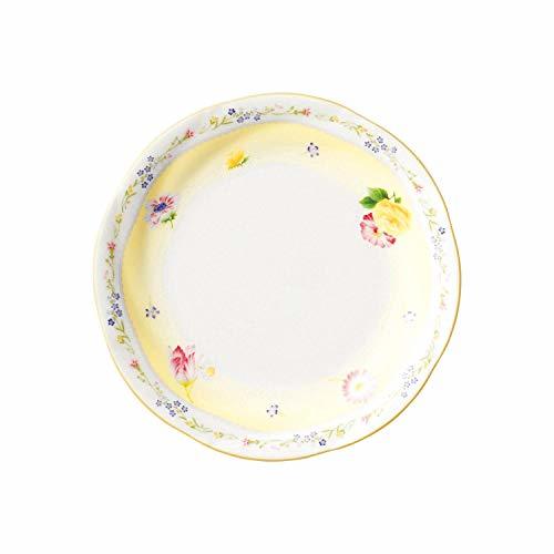 ノリタケ(Noritake) ジュヌフレール 中皿 イエロー 18.3cmプレート 電子レンジ対応 59315A/4620 直径:約18.3cm_画像1