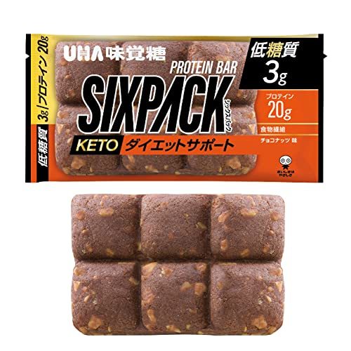 【まとめ買い】SIXPACKケトプロテインバー チョコナッツ味 10個_画像2