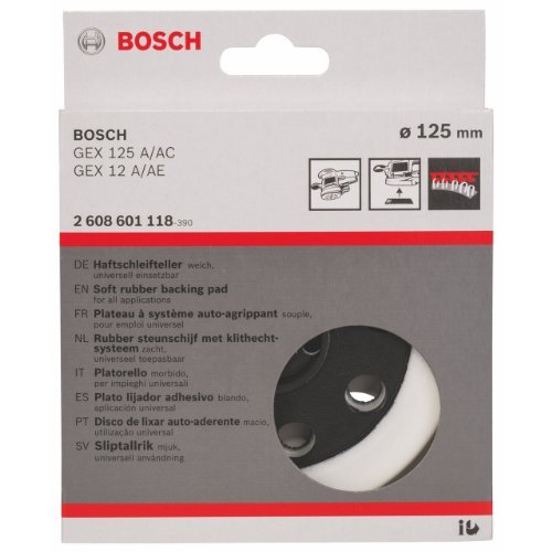 BOSCH(ボッシュ) ランダムアクションサンダー用ラバーパッド125mmφ(ミディアム) 2608601118_画像3