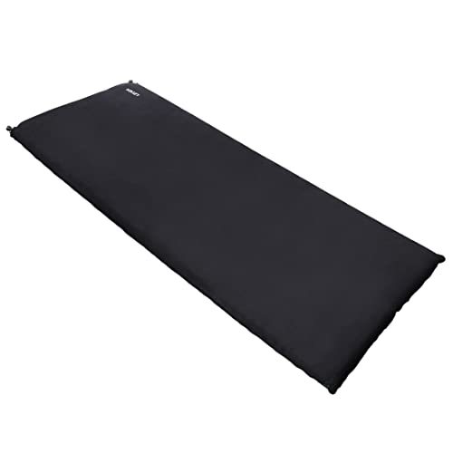  angle profit industry inflator mat suede style 7cm thickness outdoor mat camp sleeping area in the vehicle automatic expansion compact storage sack attaching gray / black .