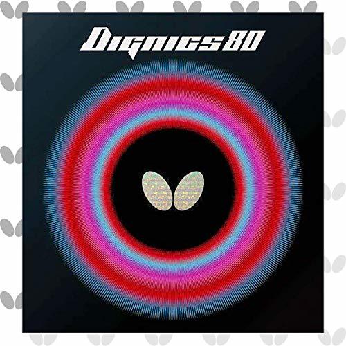 バタフライ(Butterfly) 卓球 ラバー ディグニクス 80 裏ソフト ハイテンション レッド 特厚 06050_画像1
