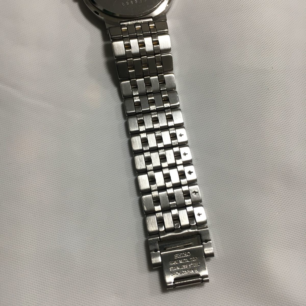 電池交換済 希少 レア SEIKO session ハイスタンダードバージョン メンズ 腕時計 クォーツ 3針 8N41-7010 セイコー セッション_画像8