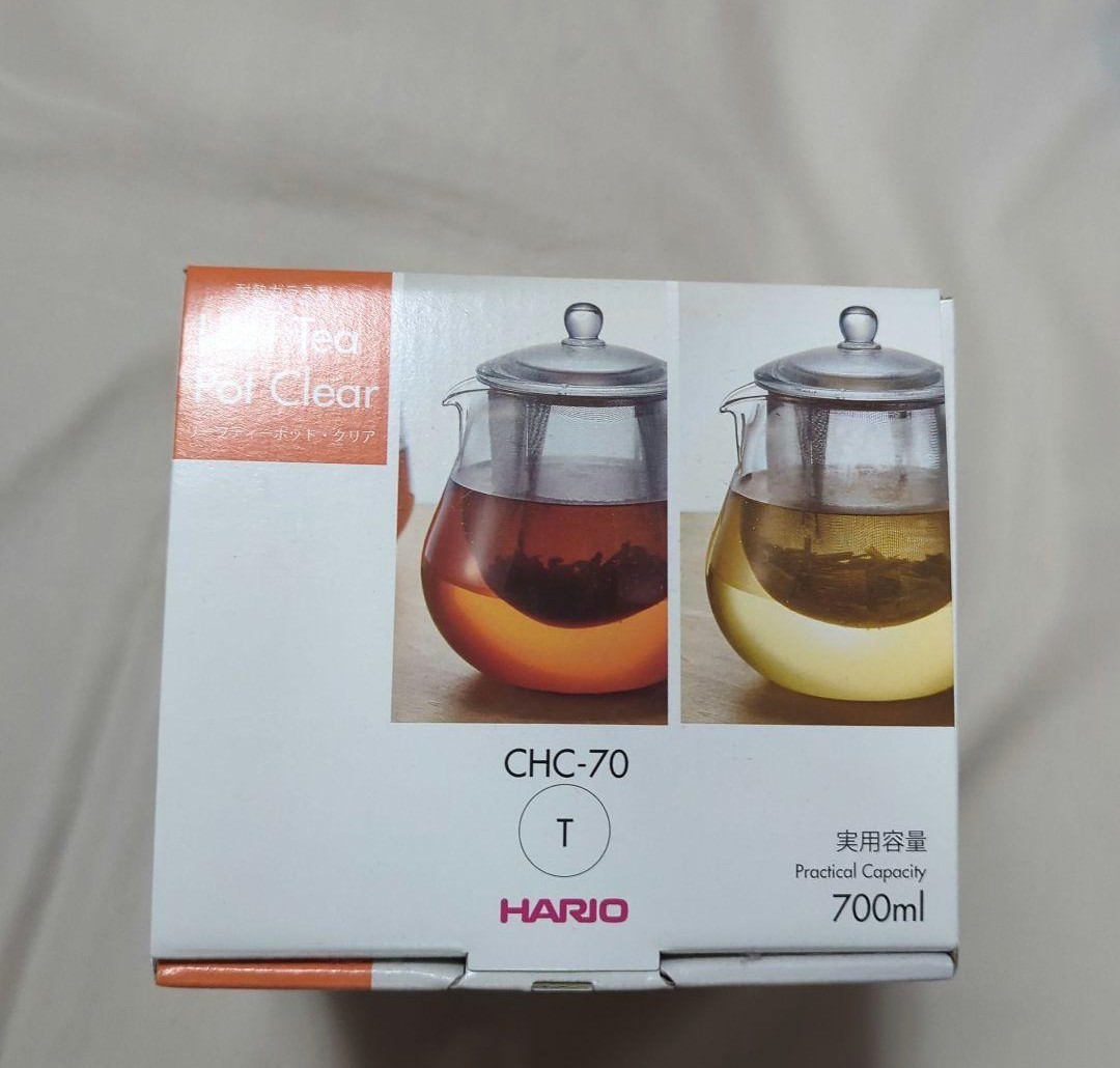 新品 ハリオ HARIO リーフティー ポット 耐熱ガラス700ml 茶器 ハーブティー 紅茶 緑茶 急須 茶こし 大きいの画像5