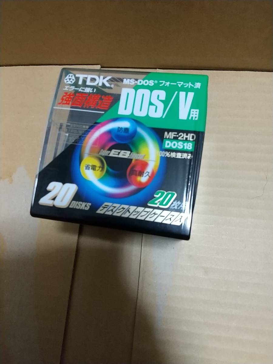 TDK MS-DOS format settled DOS/V for MF-2HD 20 sheets for 