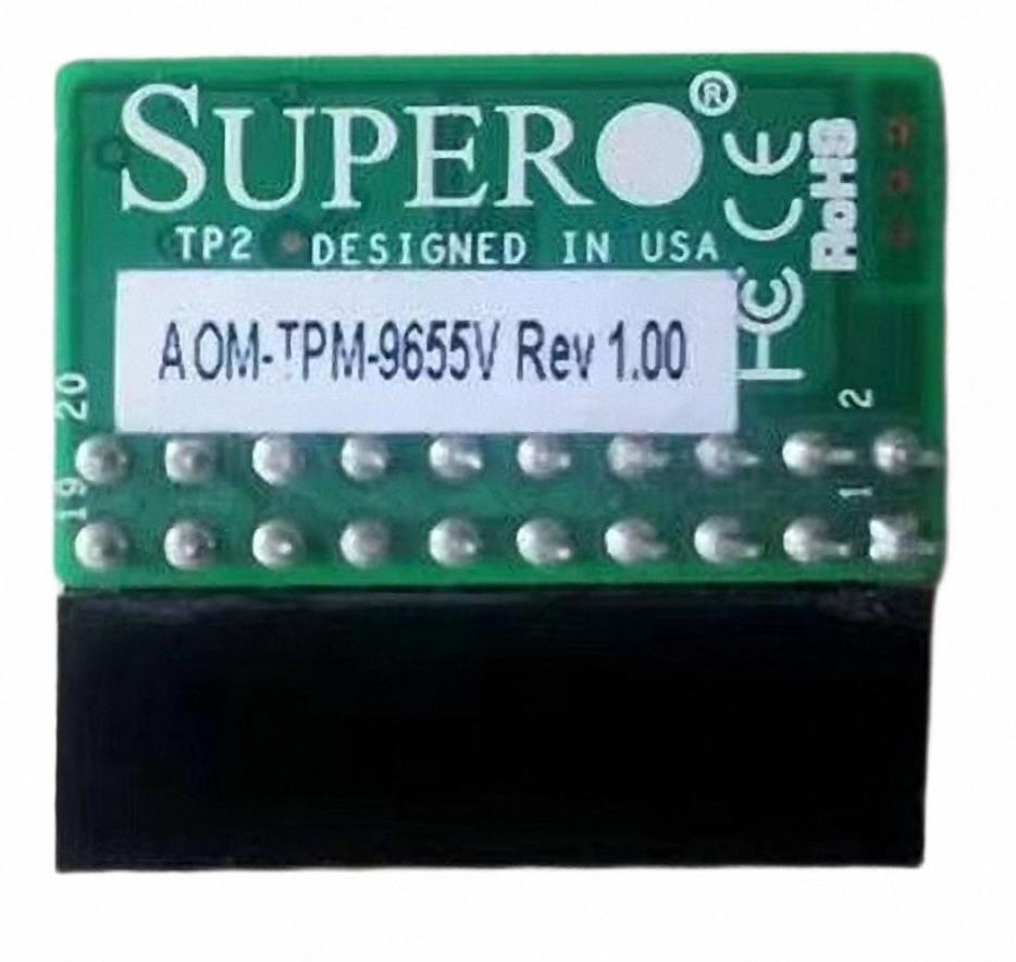 Supermicro AOM-TPM-9655V Rev 1.00 TPMモジュール 20pin_画像1