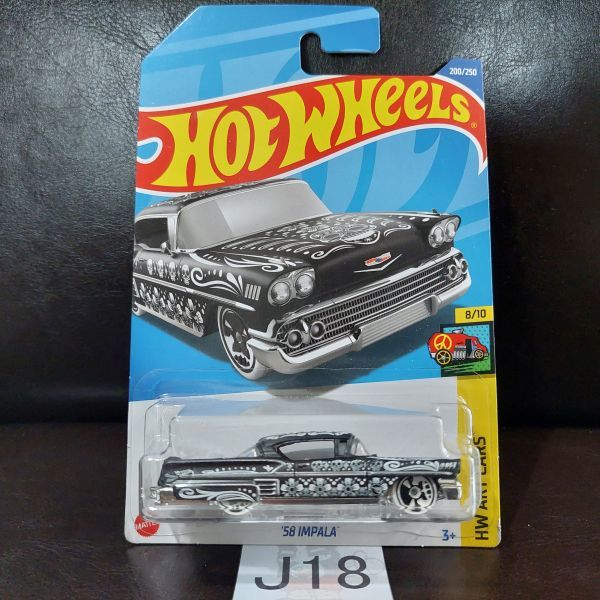 J18 1円～ 格安【トレジャーハント】ホットウィール TH treasure hunt 58 impala インパラ Chevrolet シボレー_画像1