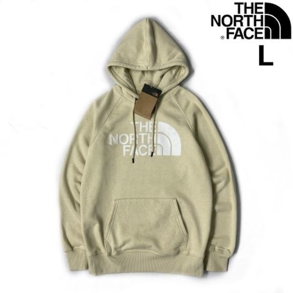 1円～!売切!【正規新品】THE NORTH FACE W NOV HALFDOME HOODIE パーカー US限定 3Dロゴ 裏起毛 キャンプ 保温性(L)ベージュ 181130-30_画像7