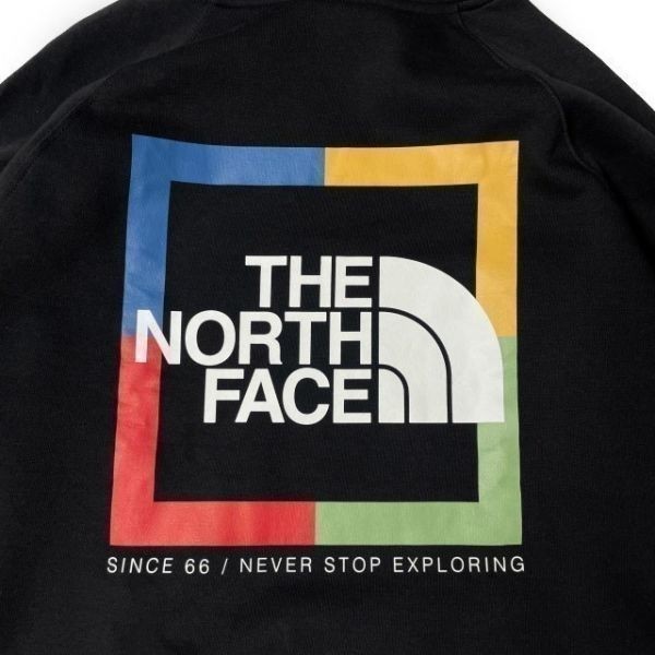 1円～!売切!【正規新品】THE NORTH FACE◆W NOV GRAPHIC HOODIE パーカー US限定 バックプリント 裏起毛 アウトドア 保温性(L)黒 181130-30_画像3