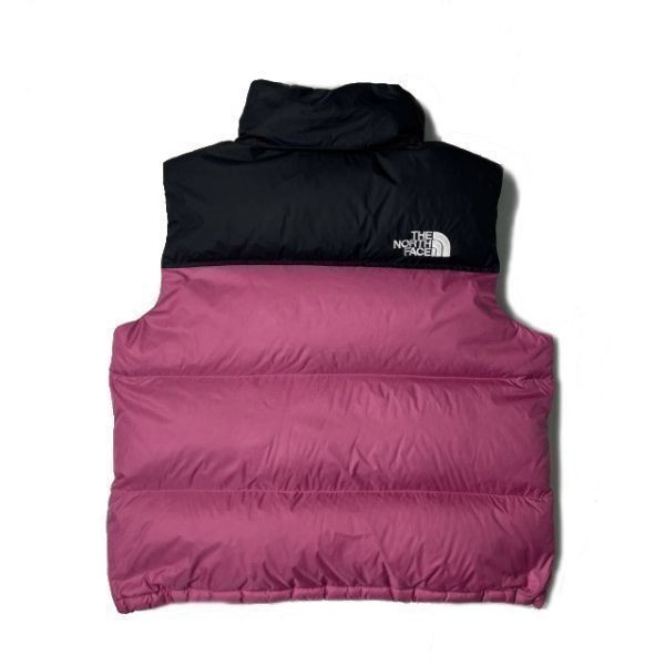 1円～!売切!【正規新品】THE NORTH FACE 1996 RETRO NUPTSE VEST ダウンベスト ヌプシ US限定 RDS パッカブル(XXL)ピンク 黒 190122-110-C_画像8