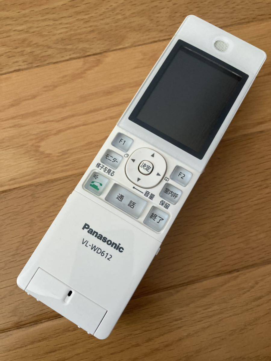 【中古】パナソニック VL-WD612 ワイヤレスモニター子機 Panasonic ドアホン/電話両用 通電OK_画像1