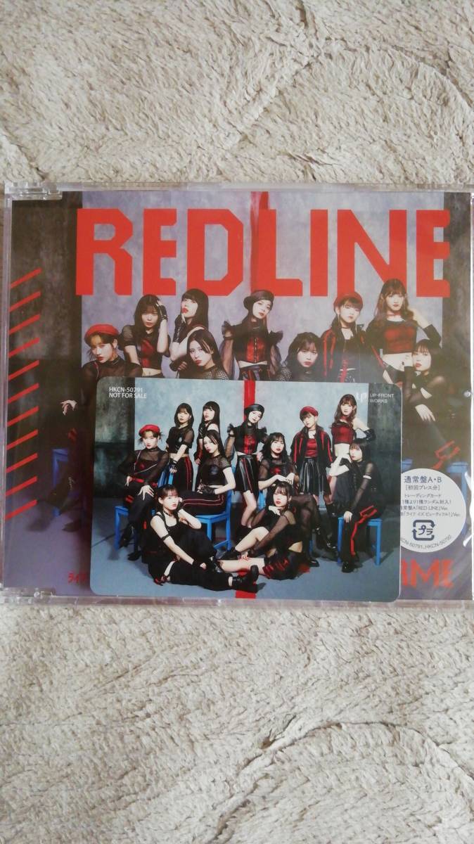 アンジュルム『RED LINE／ライフイズビューティフル！』通常盤Ａ【トレカ：集合】_画像1