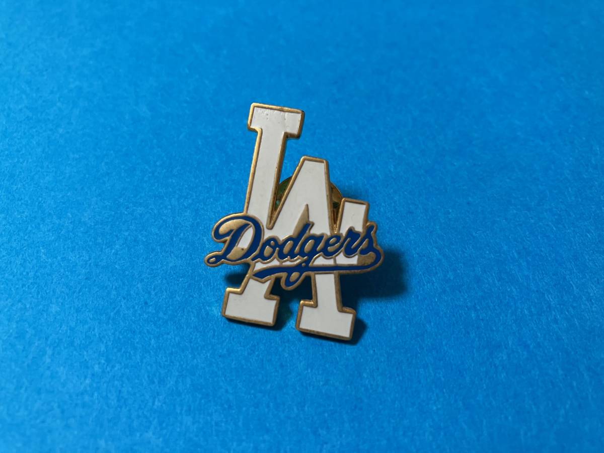 MLB ピンバッジ Los Angeles Dodgers ドジャース ロゴ レトロ_画像1