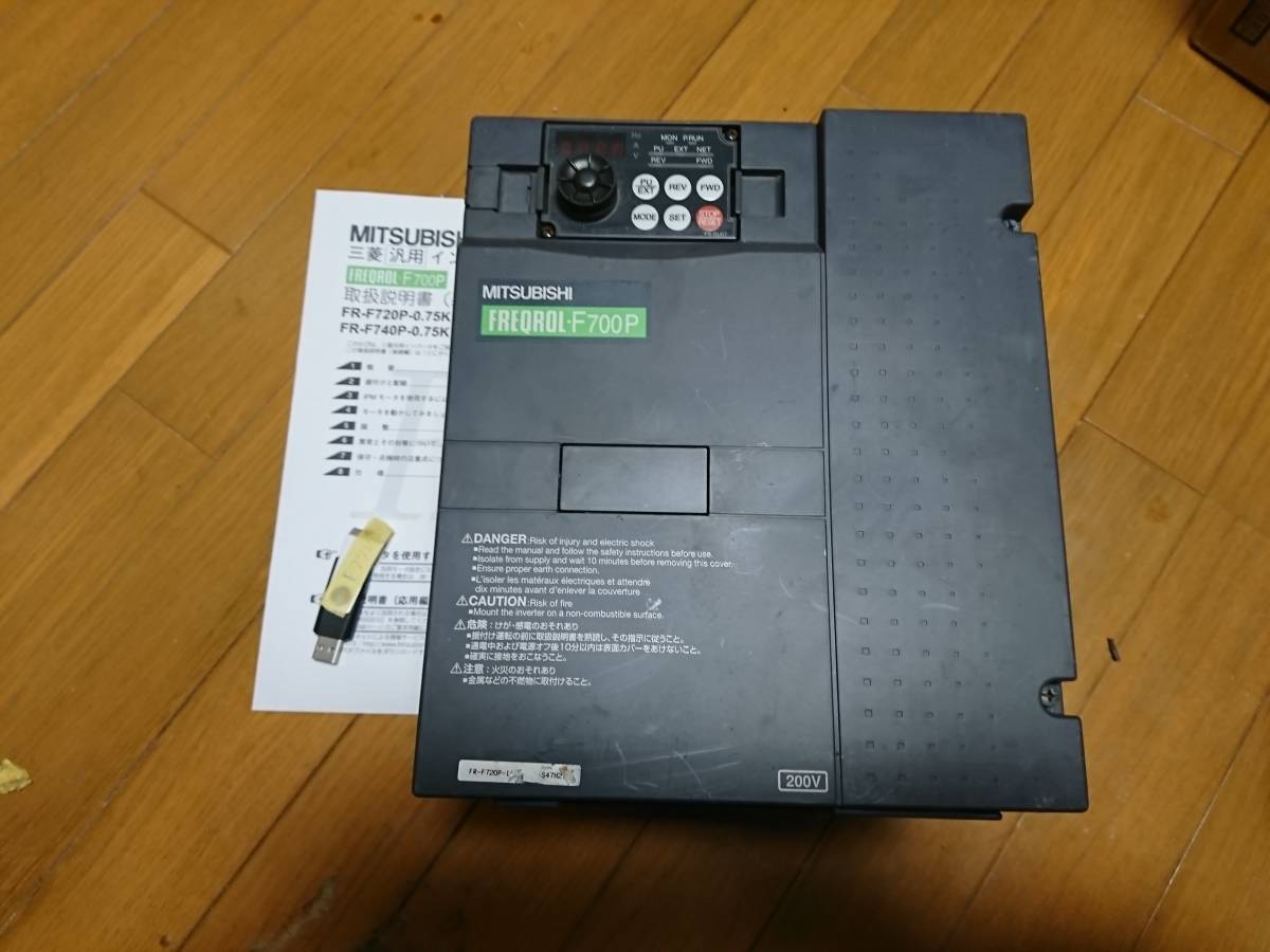 三菱インバーター FR-F720 11K (A720)動作確認 パラメーター 三菱インバーター FR-F720 11K (A720)動作確認 パラメーター