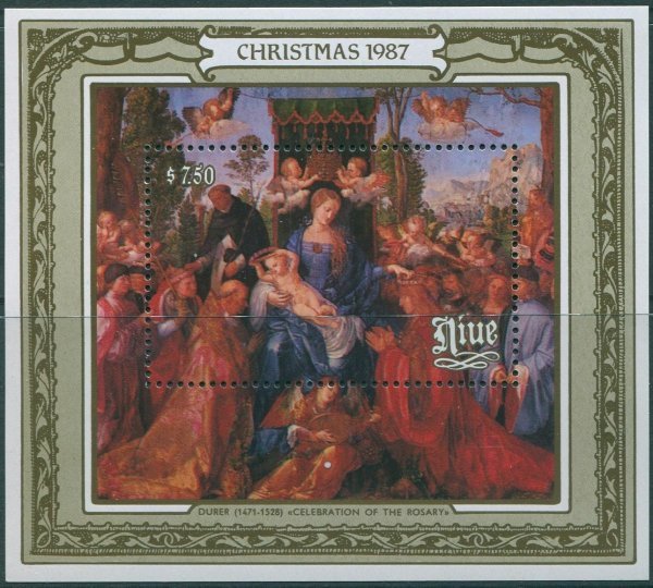 niue stamp [ Christmas 1987] Durer 