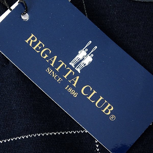 新品 レガッタクラブ 秋冬 裏暖 フリース スウェット ハーフジップ トレーナー LL 紺 【3WRC-R234_NA】 REGATTA CLUB メンズ ソフトタッチ_画像9