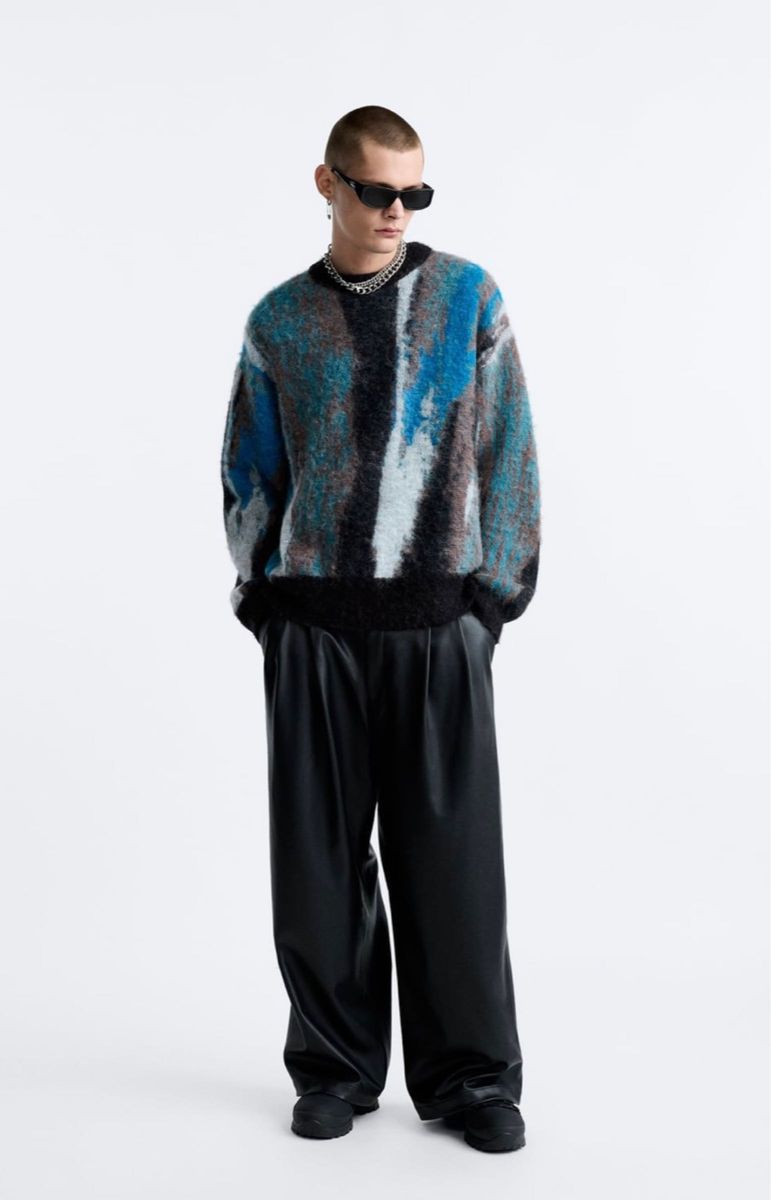 ZARA × MAISON SPECIALフェイクレザーWIDE LEG パンツ|Yahoo ZARA × MAISON SPECIALフェイクレザーWIDE LEG パンツ|Yahoo
