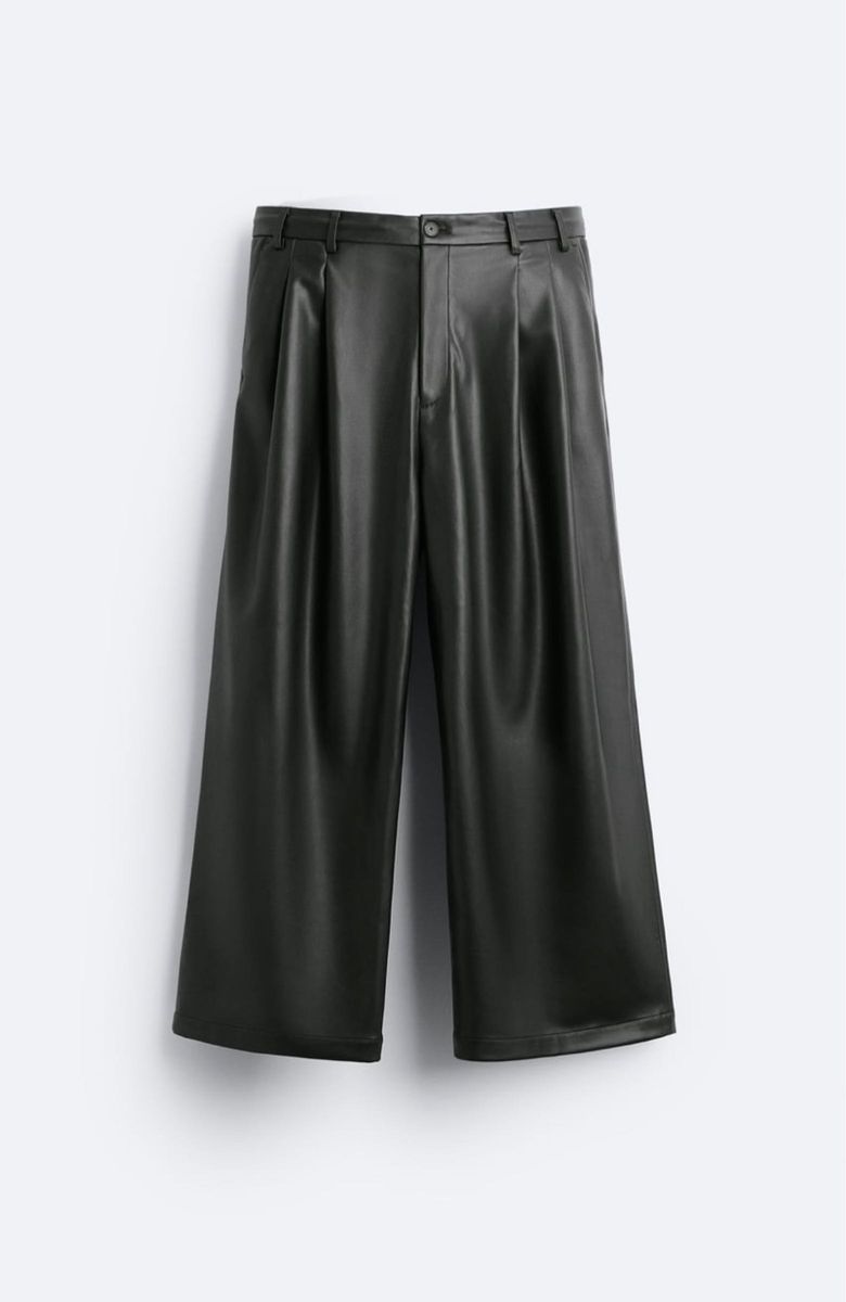 ZARA × MAISON SPECIALフェイクレザーWIDE LEG パンツ|Yahoo ZARA × MAISON SPECIALフェイクレザーWIDE LEG パンツ|Yahoo