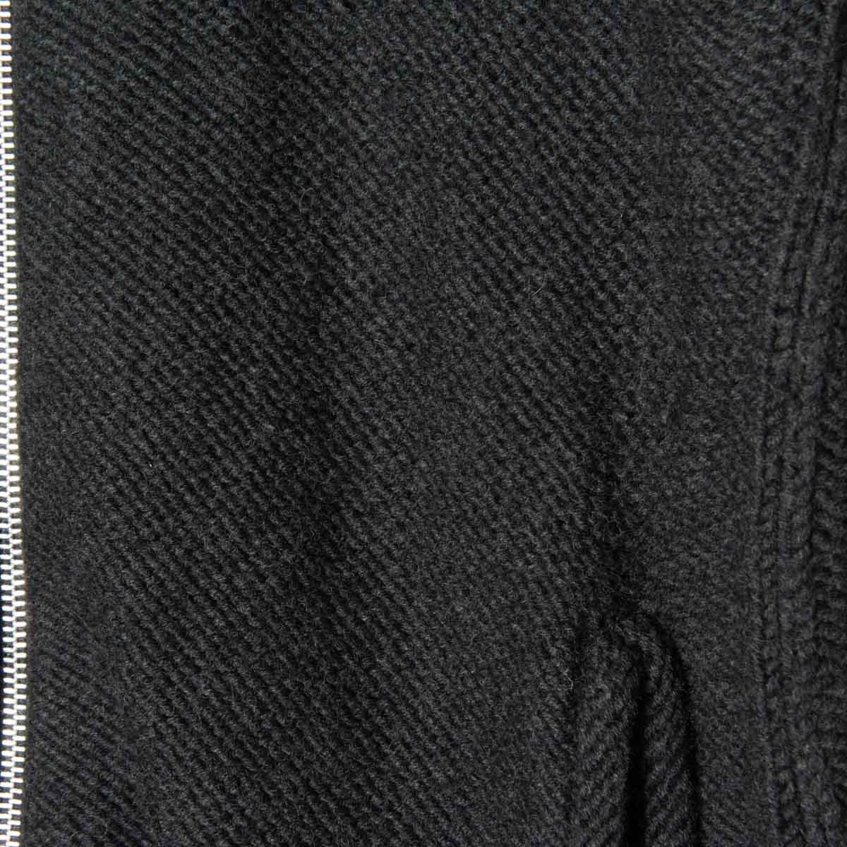 MEN'S MELROSE メンズメルローズ ドライバーズ ニット セーター ジップ 4 グレー 灰色 メンズ 紳士 男性 ウール100％ カジュアル シンプル_画像8
