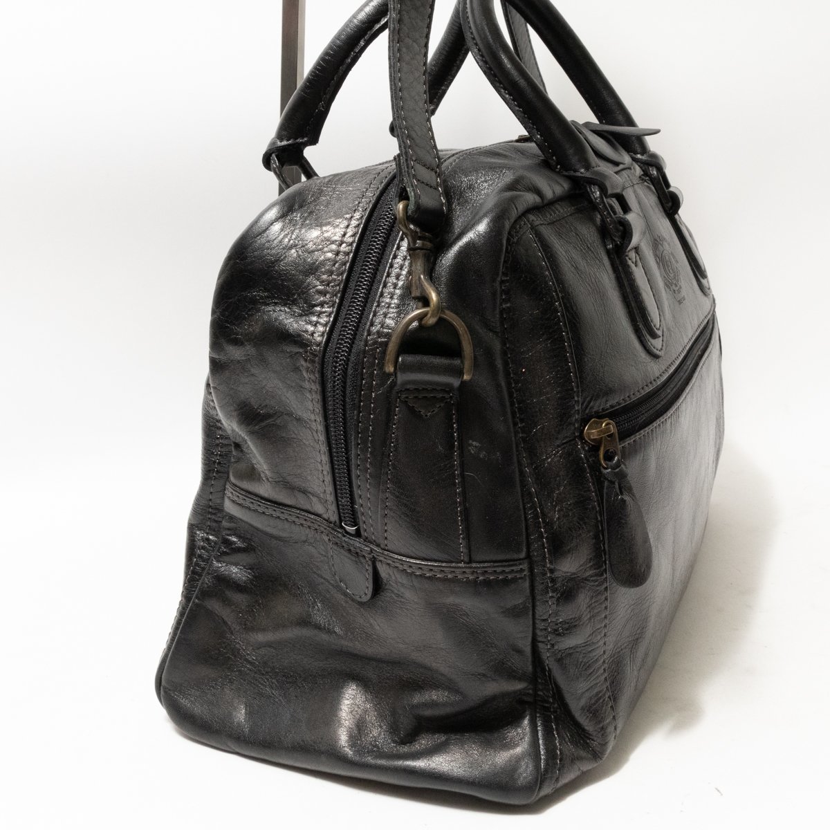 希少 ポーター  CUOIO DI PORTER ボストンバック レザー 黒 希少 ポーター CUOIO DI PORTER ボストンバック レザー 黒 バッグ