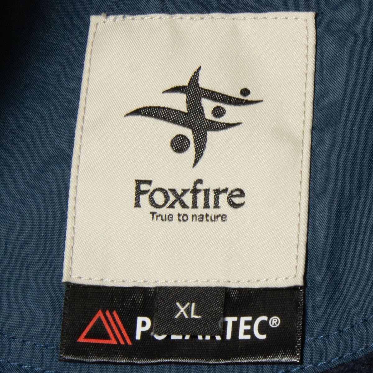 Foxfire フォックスファイヤー ジップアップ ベスト スタンドカラー サイズXL ポリエステル 紺/ネイビー カジュアル メンズ アウトドア_画像5