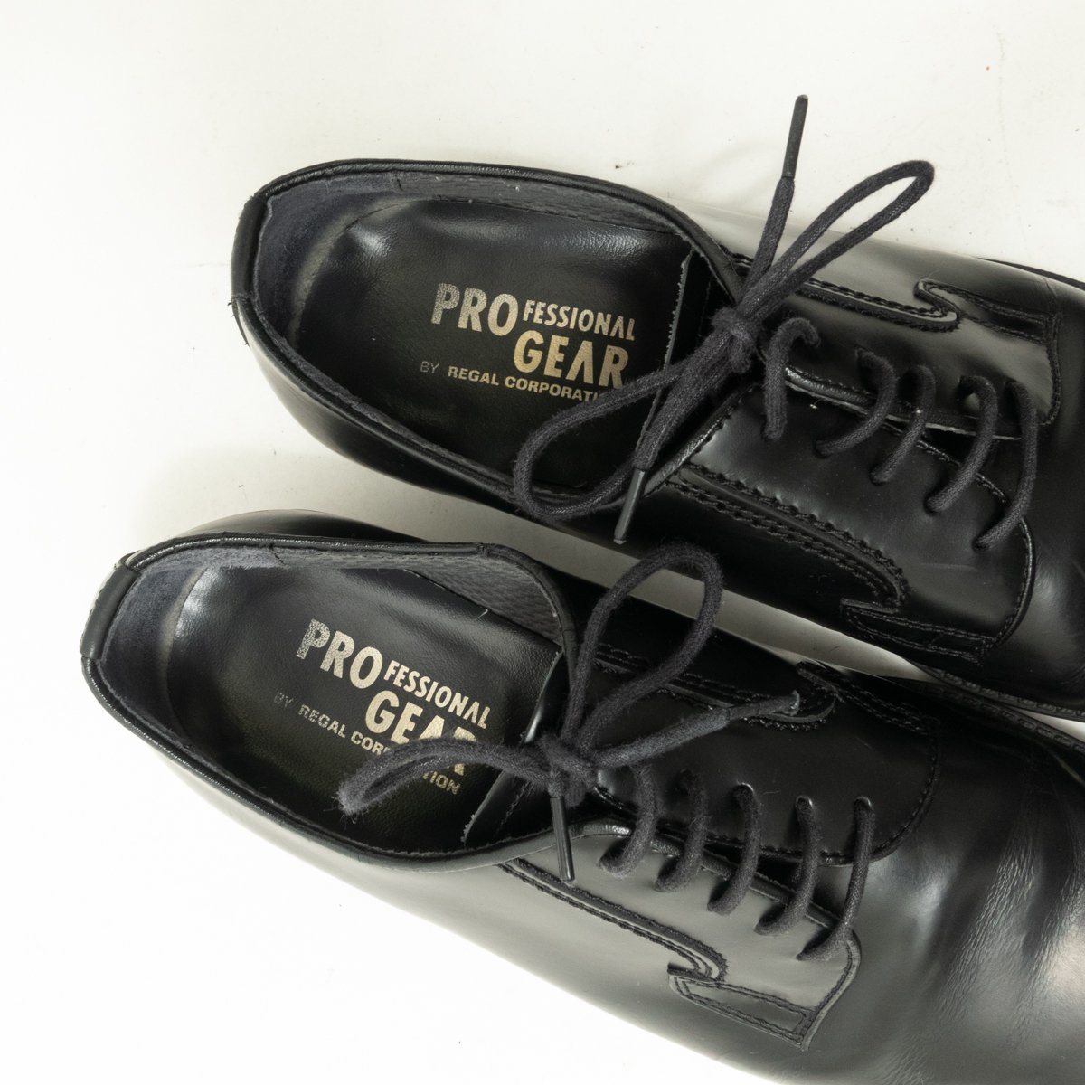 REGAL PROFESSIONAL GEAR プロフェッショナルギア リーガル ビジネスシューズ ブラック 黒 24.5cm レザー 日本製 メンズ シンプル 紳士靴_画像9