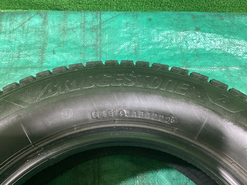 BS ブリヂストン VRX3 145/80R13 2022年製 冬タイヤ スタッドレスタイヤ 4本セット A5-1 EM_画像7