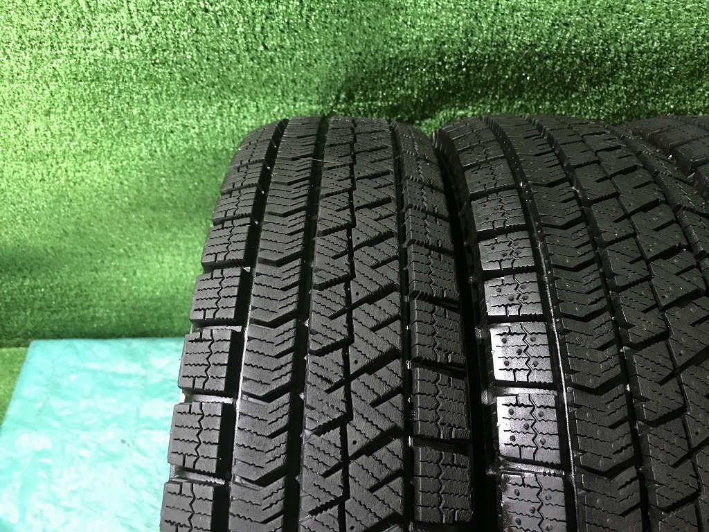 BS ブリヂストン VRX2 155/80R13 2018年製 冬タイヤ スタッドレスタイヤ 4本セット NB8-1 EM_画像2