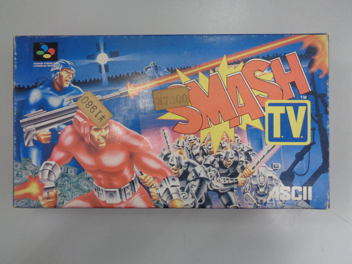 未使用品 スーパーファミコン SFC　スマッシュTV　SMASH TV　アスキー