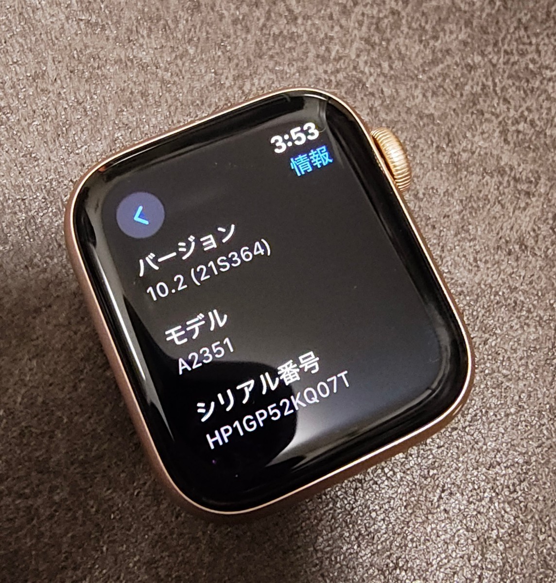 Apple Watch　Watch SE (GPS) Alum 40MM　ケース無し　充電器付