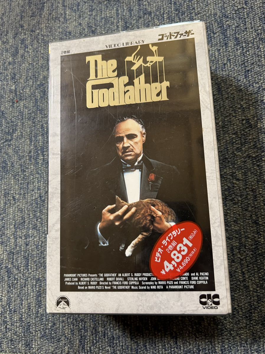 ビデオ Hi-Fi MONO VHS ゴッドファーザー The Godfather 1972 ２巻組_画像1