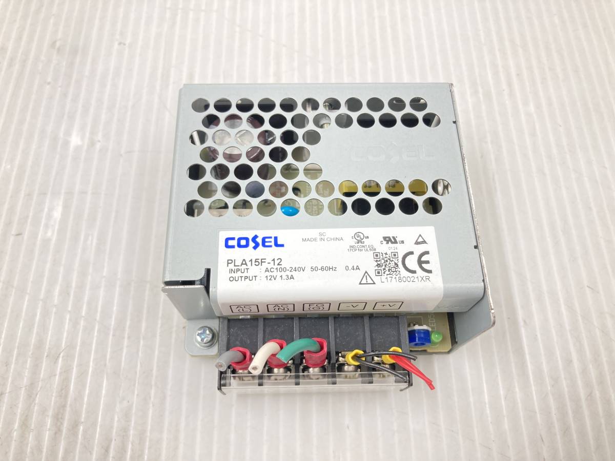 ●COSEL　スイッチング電源　PLA15F-12　DC12V 1.3A　中古品_画像1