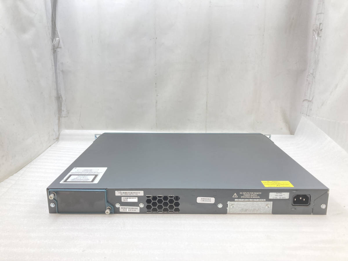 2個入荷　●CISCO Catalyst 2960-S Series PoE+ WS-C2960S-48FPS-L　初期化済★中古品_画像4