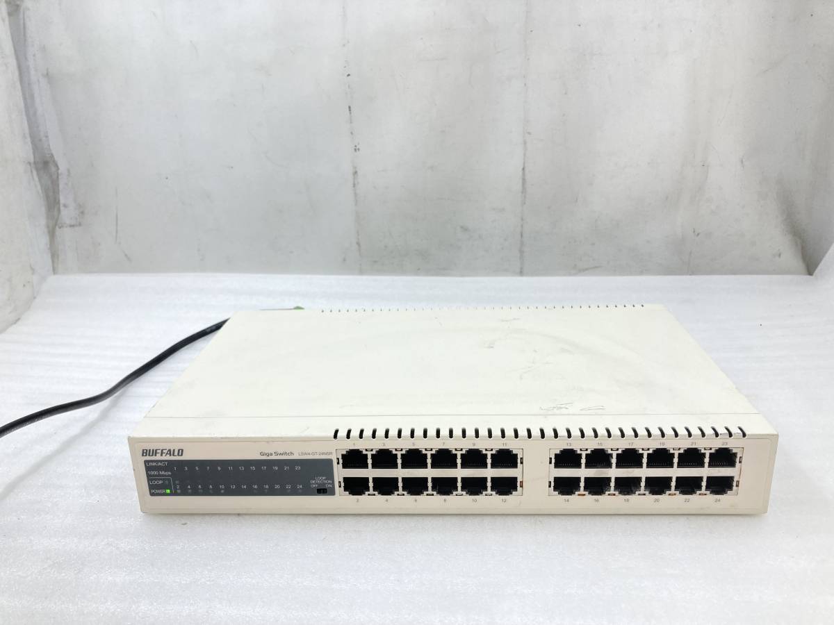 ●BUFFALO　LSW4-GT-24NSR　Giga　中古品