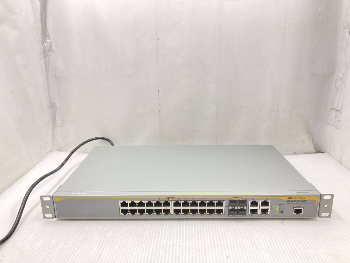 1個入荷　●Allied Telesis AT-x200-GE-28T　Gigabit　中古品_画像1