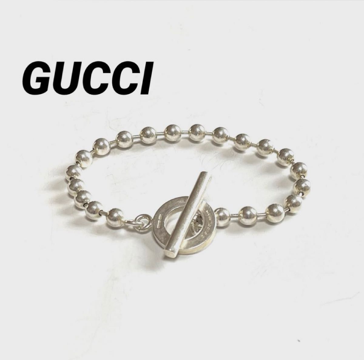 GUCCIグッチ/マンテルボールチェーン925SILVERブレスレット GUCCIグッチ/マンテルボールチェーン925SILVERブレスレット