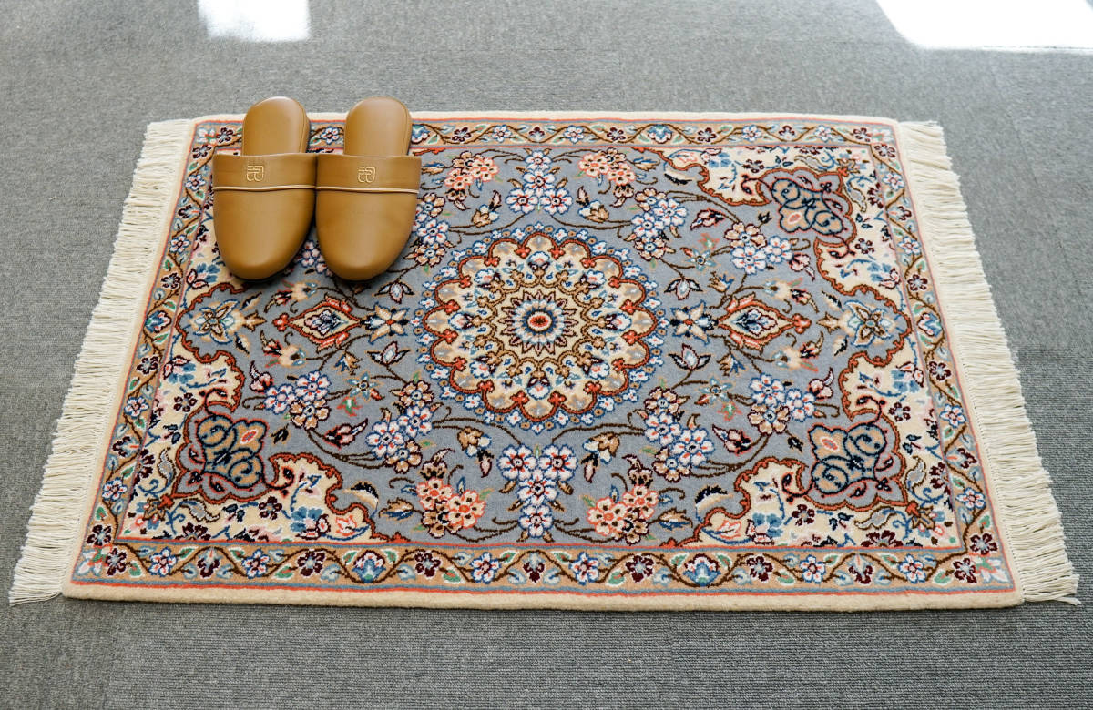 90×60cm ペルシャ手織り絨毯 ラグ 90×60cm ペルシャ手織り絨毯 ラグ