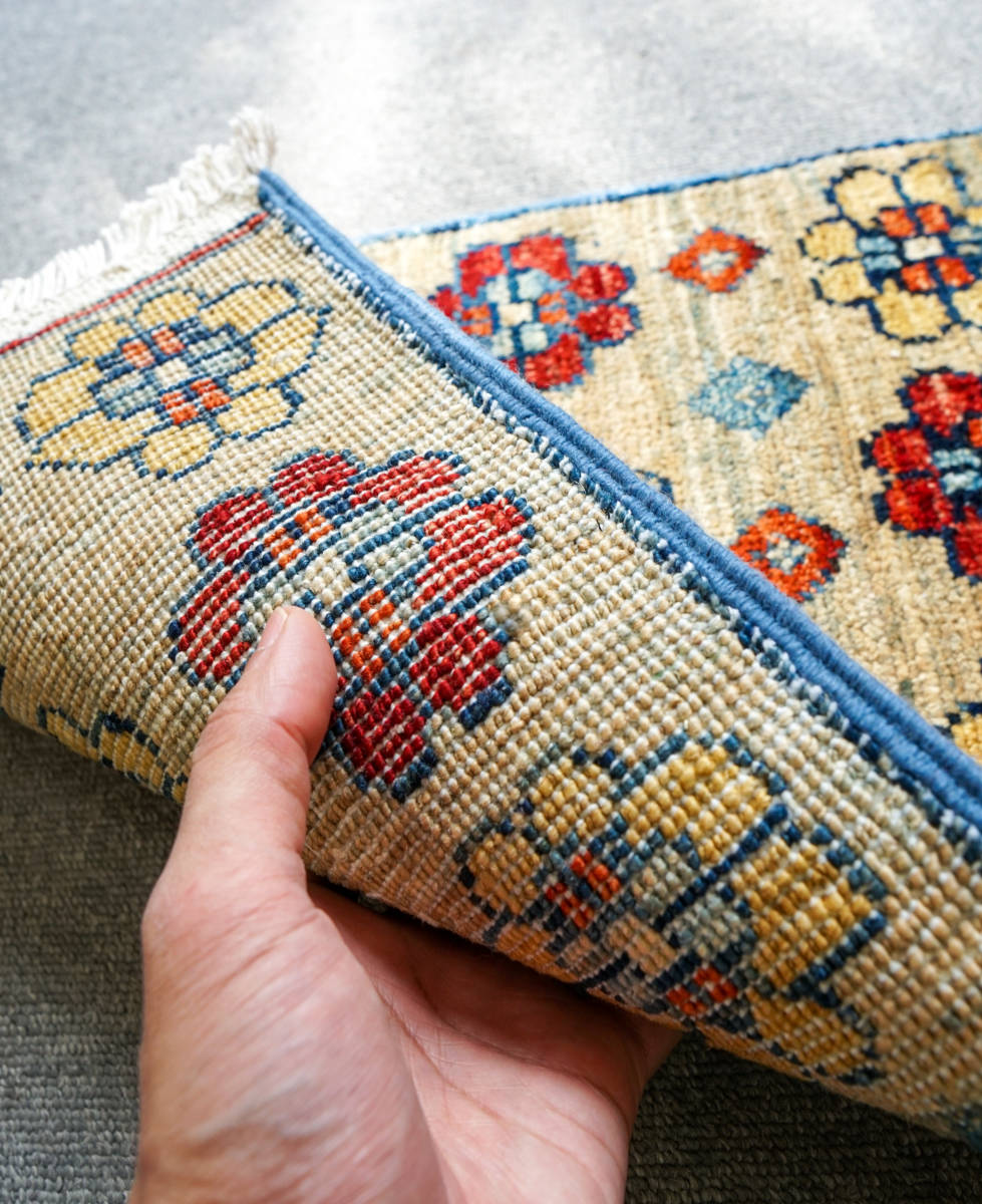 60×39cm【アフガニスタン手織り絨毯ギャッベ】