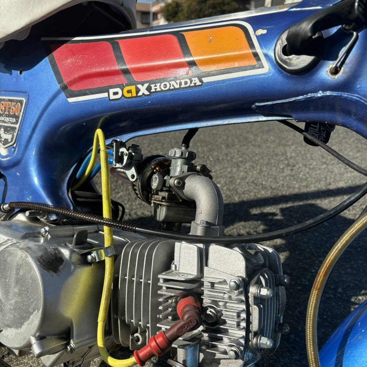 引き取り歓迎 ホンダ 1977年 ST50 ダックスホンダ 調子良好 初期 125cc 4速 自賠責2年付 ロンスイ 通勤通学に！ 神戸近辺配達可_画像8