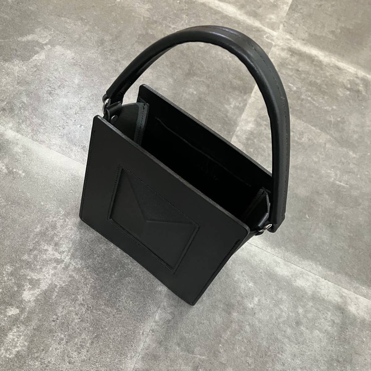 KENTO HASHIGUCHI molding tile handbag ケントハシグチ バッグ タイル ハンドバッグ レザーバッグ_画像3