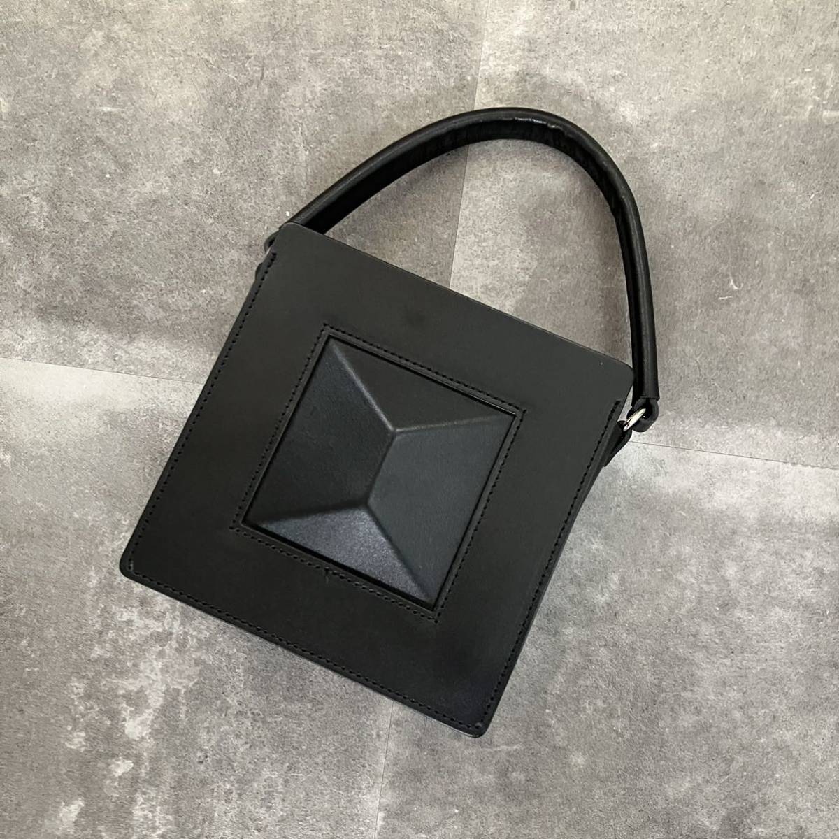 KENTO HASHIGUCHI molding tile handbag ケントハシグチ バッグ タイル ハンドバッグ レザーバッグ_画像1